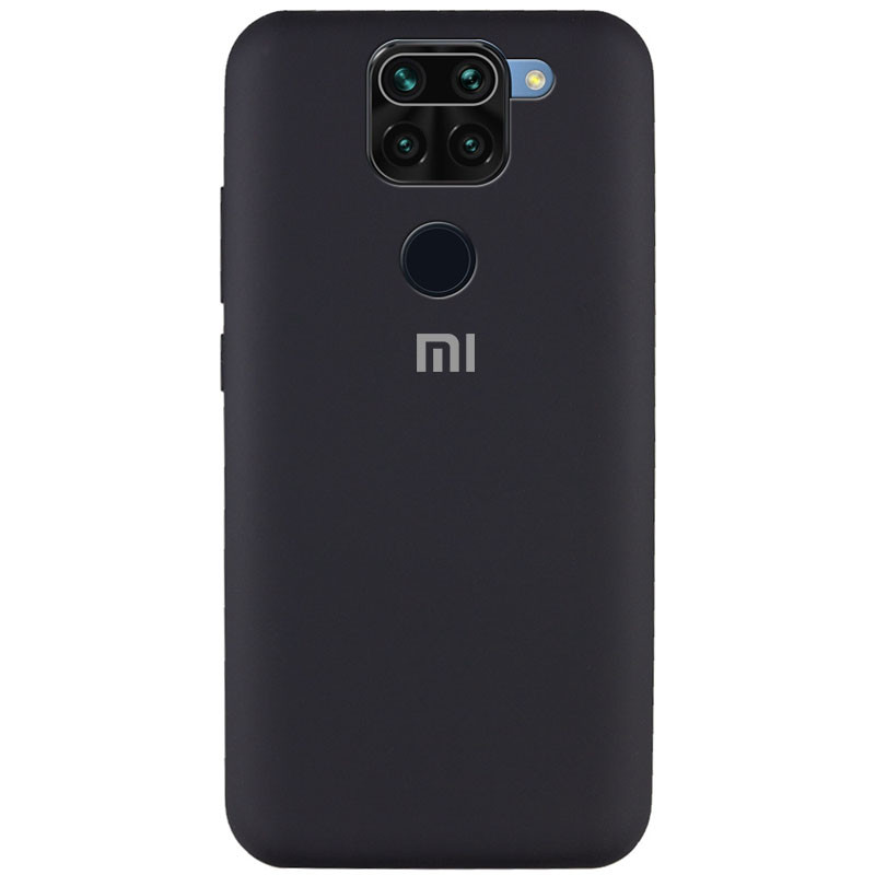 

Силиконовый чехол Silicone Cover на телефон Xiaomi Note 9 / Redmi 10X/Сяоми Редми Ноут 9, Черный