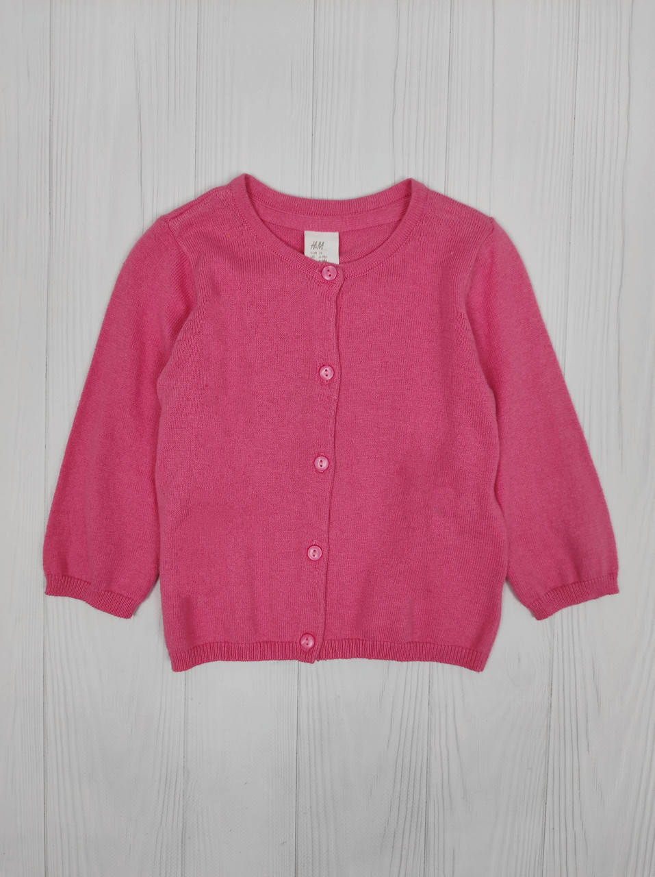 

Кофта на девочку H&M 74 см розовая (940)