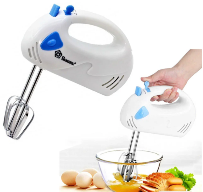 

Миксер ручной кухонный 7 скоростей 200W Domotec MS-1355