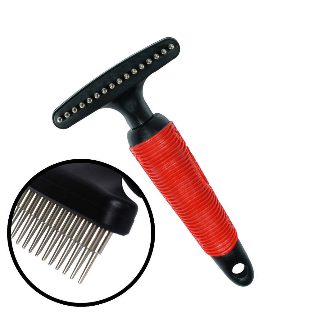 

Расческа-грабли Pet Nova для длинной шерсти 16 x 8.5 см