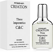 

Туалетная вода Kreasyon creation THREE IMPERATRICE C&C, 20 мл