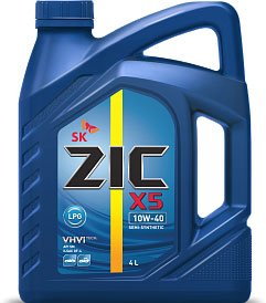 

Масло моторное ZIC 10W40 LPG (4л)