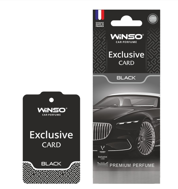 

Ароматизатор сухая карточка Winso Exclusive Black