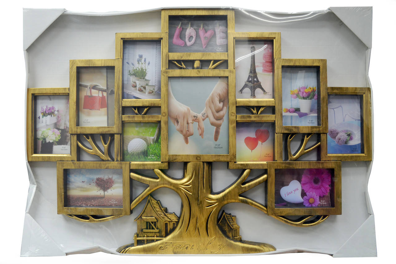 

Мультирамка FAMILY (MEGA) - коллаж из пластика "Родовое Дерево"