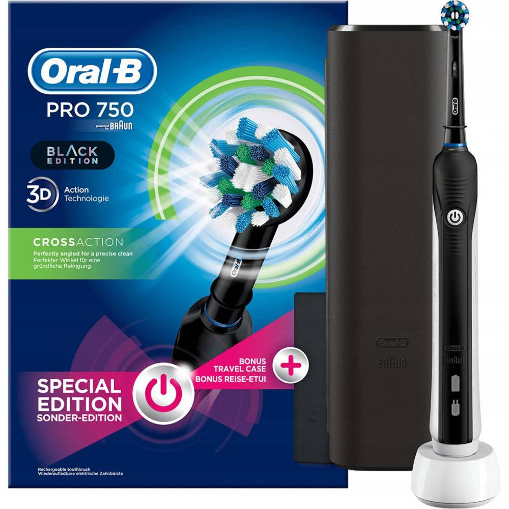 

Електрична зубна щітка ORAL-B Braun Pro 750 Black