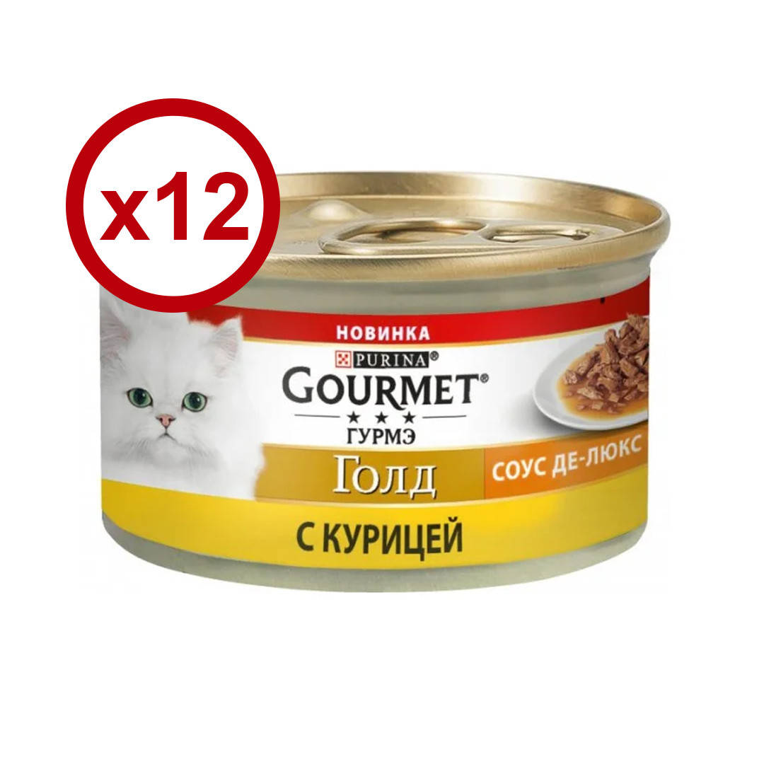 

Gourmet Gold соус де-люкс с курицей 85г*12шт