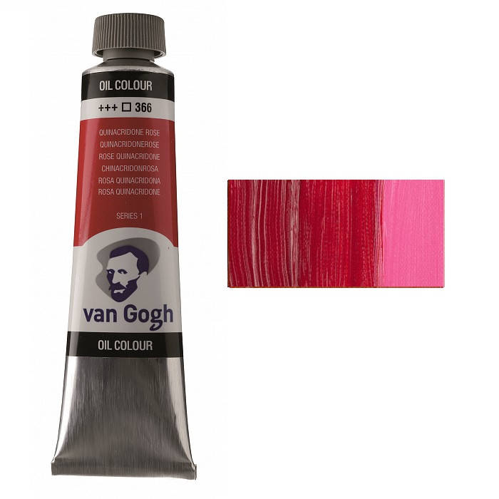 

Краска масляная Van Gogh (366) Хинакридон розовый, 40 мл, Royal Talens