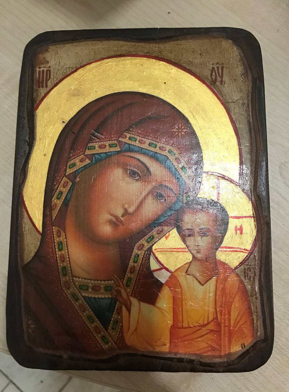 

Икона Казанская (на дереве)
