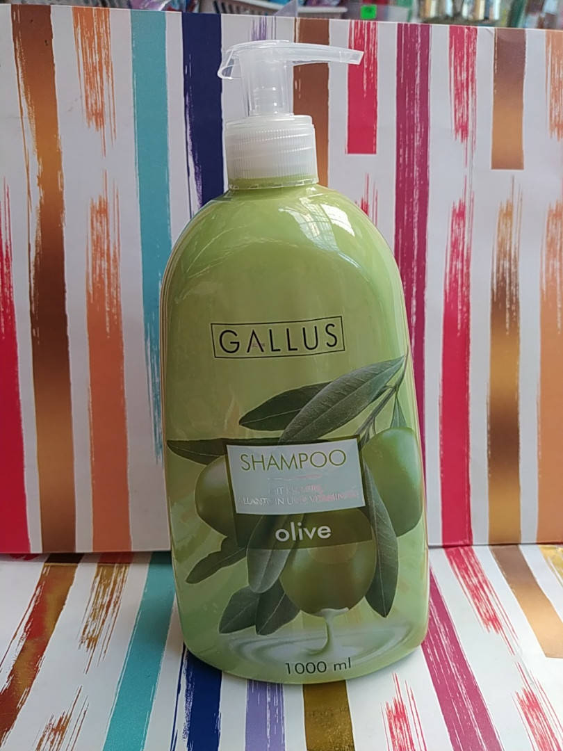 

Шампунь Gallus olive в дозаторе 1000мл. Польша