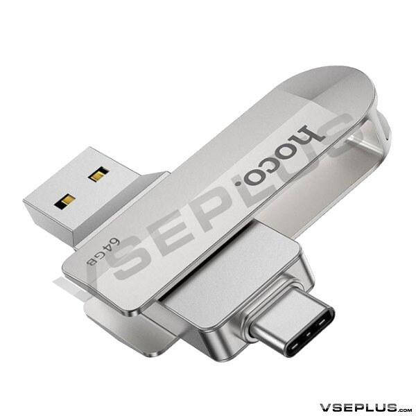 

USB Flash Hoco UD10, 64 Гб., серебряный