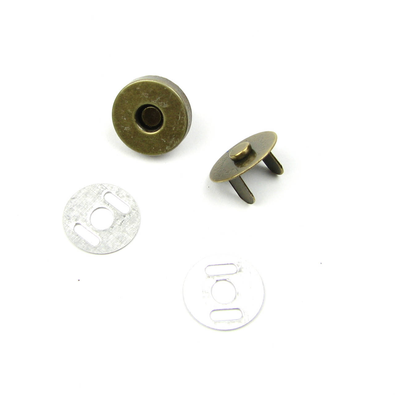 

Магнитные кнопки для одежды 18мм бронза 1шт MGK006