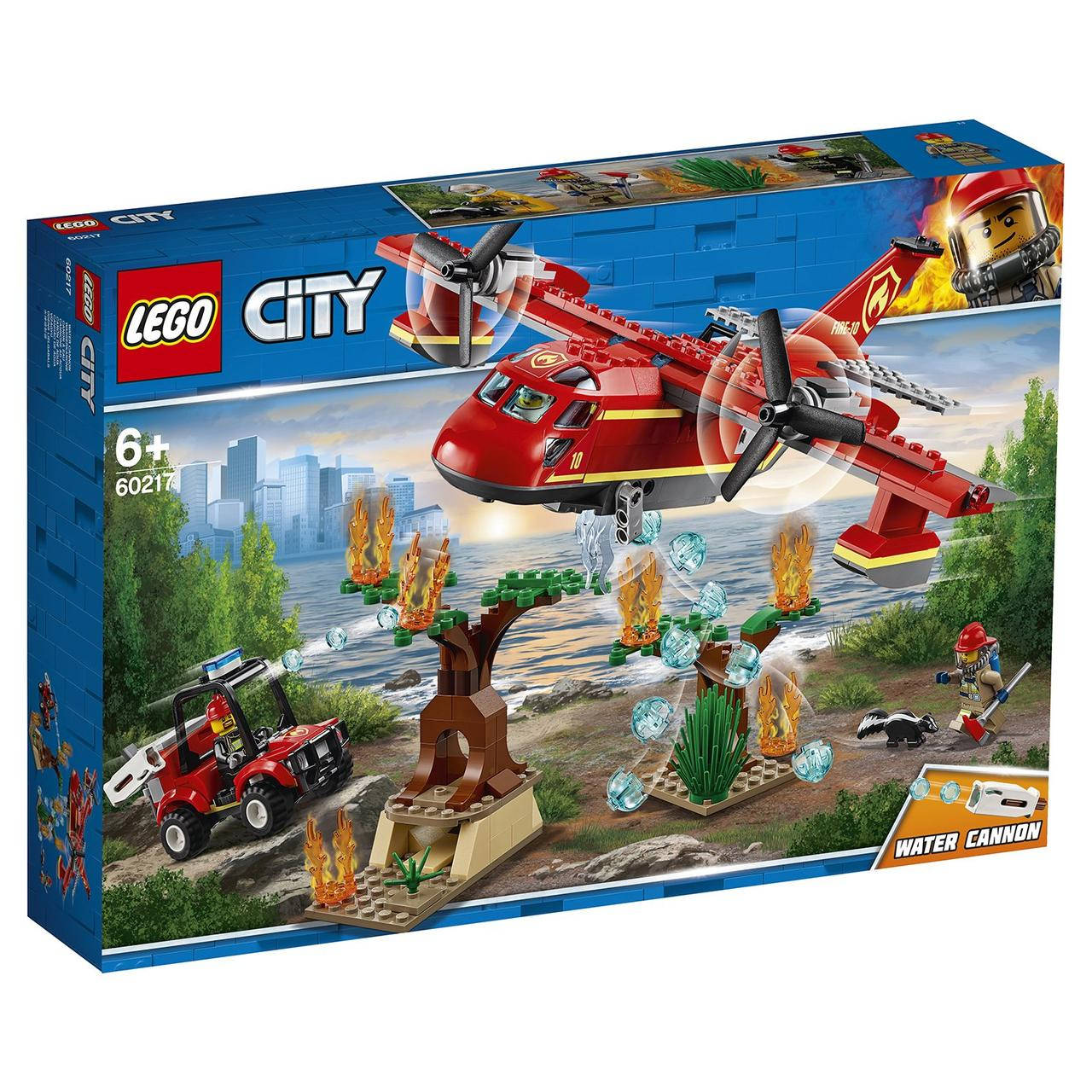 

LEGO ЛЕГО City Пожарный самолёт 60217 (+подарок)