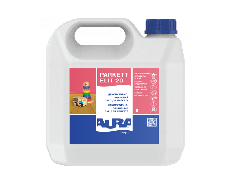 

Лак полиуретановый AURA LUXPRO PARKETT ELIT 20 паркетный 3л
