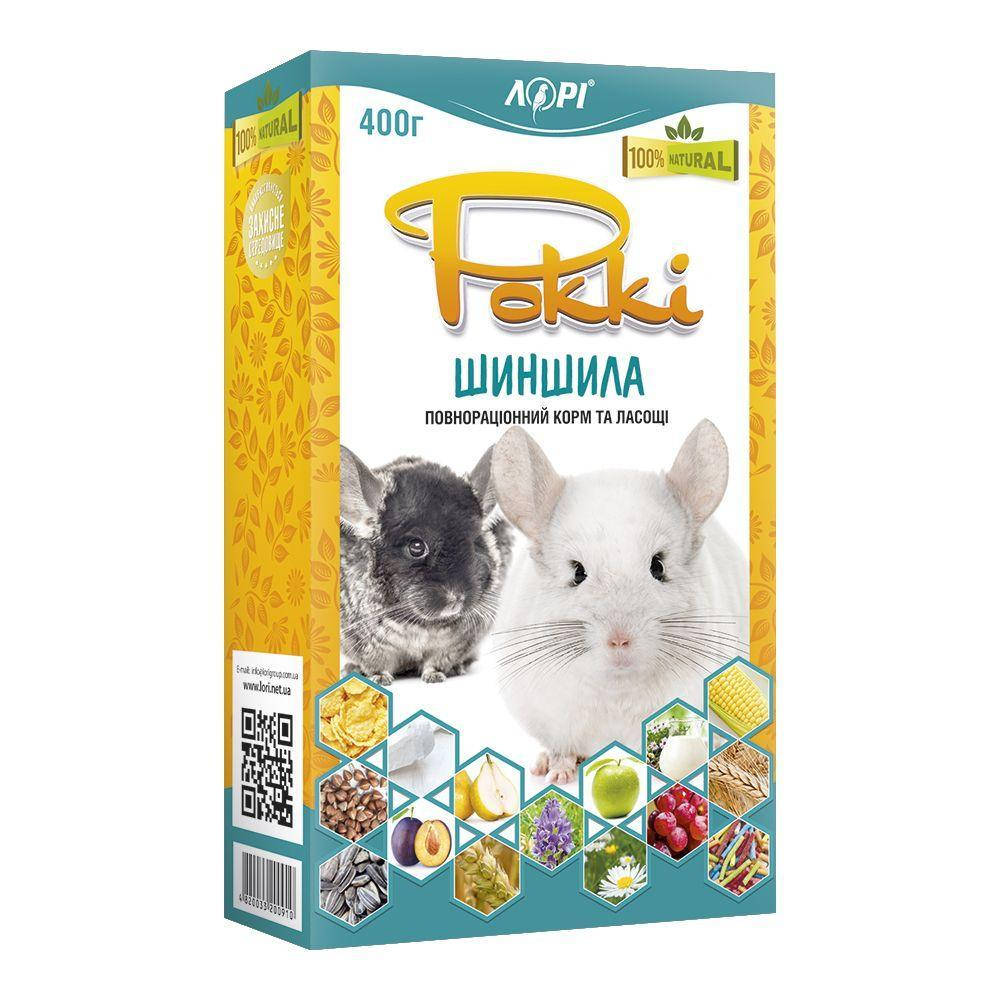 

Корм для шиншилл грызунов Рокки-шиншилла