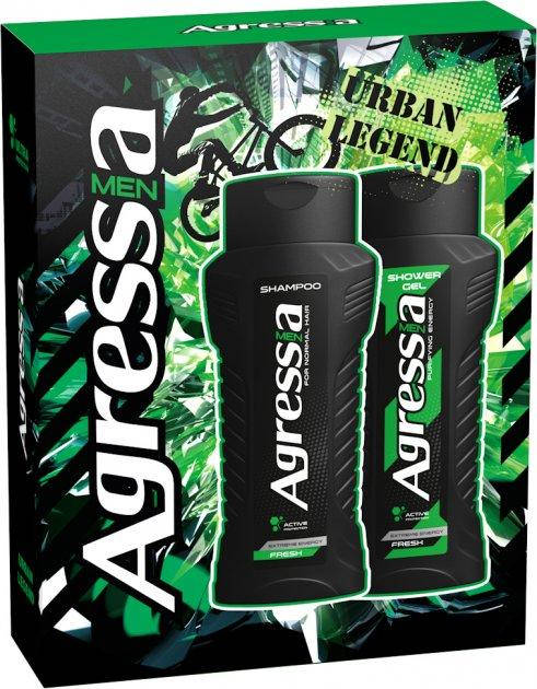 

Подарочный набор Men Agressia Urban Legend для мужчин (шамп.+гель д/душа) NPA-71