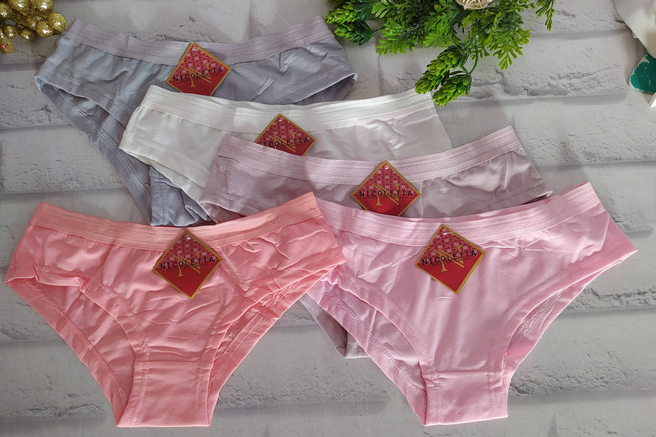 

Трусы женские 3XL (44-46) хлопок Nicoletta SК-Т268, Разные цвета
