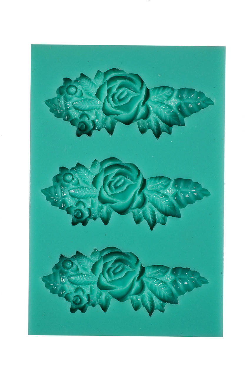 

Молд силиконовый для мастики Букет 10 см 6,4 см