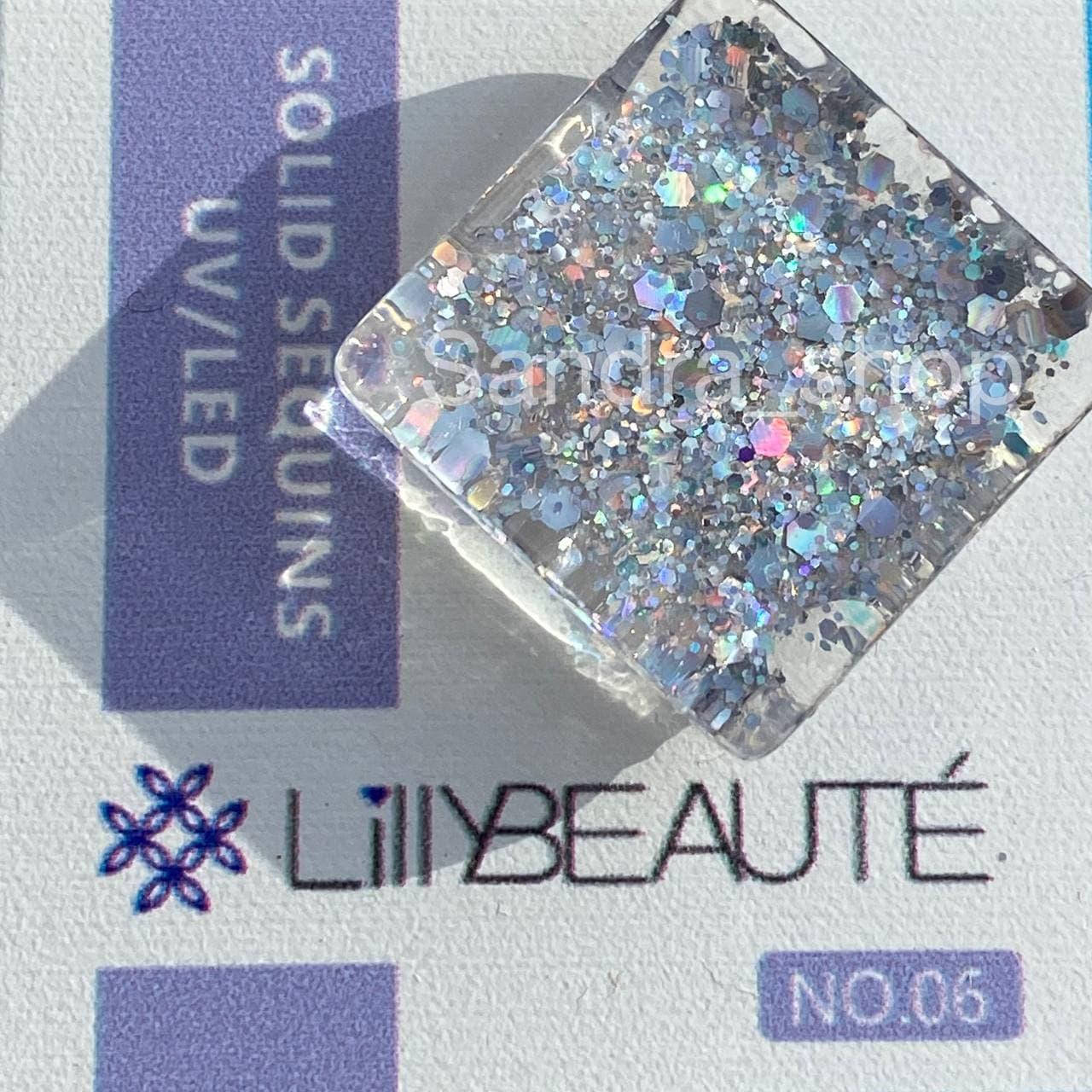 

Glitter Gel (Глиттер гель) Lilly Beaute №06 5g