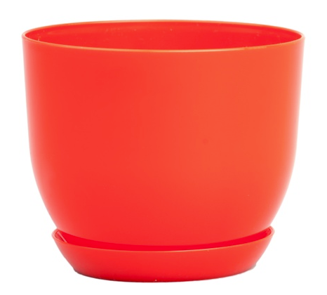 

Кашпо "Класик" с подставкой 13см, 1л Лосось