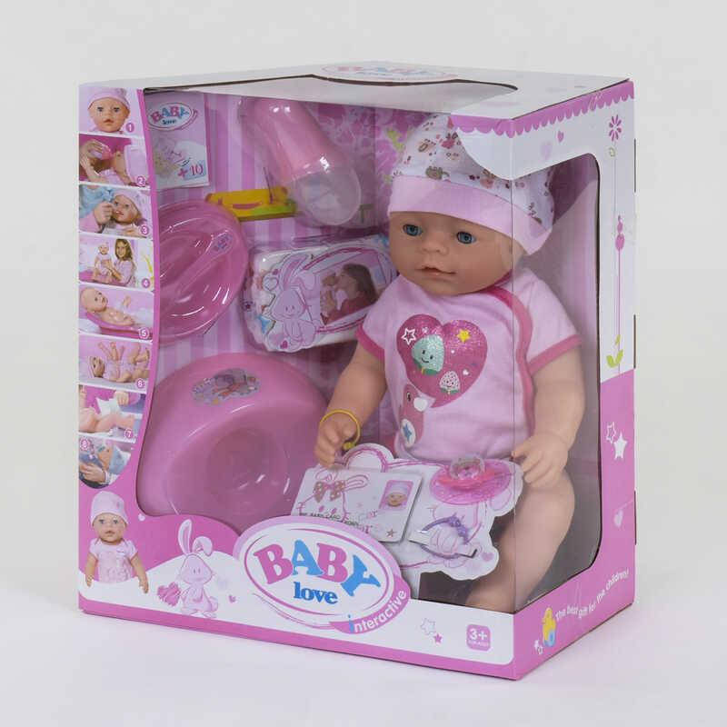 

Детский Пупс игрушечный для ребенка функциональный BL 029 E 8 функций, с аксессуарами