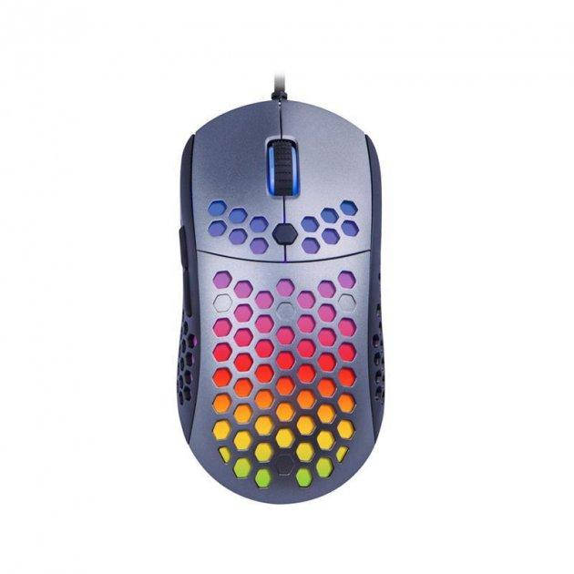 

Миша дротова 1stPlayer M6 RGB Black-Silver USB