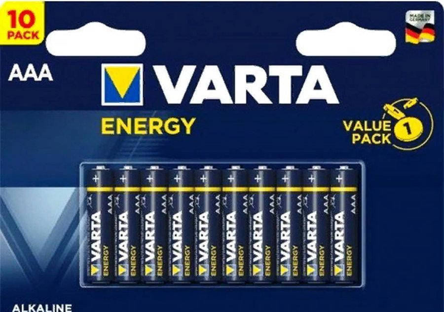 

Батарейка Varta Energy AAA BLI 10 Alkaline ш.к. 4008496674367
