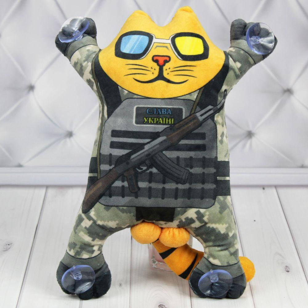 

Автомобильная Игрушка на присосках "Кот Саймона "Слава Україні", 28 см