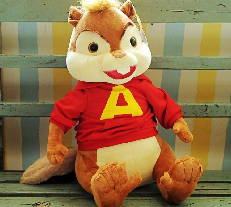

Бурундук Элвин (Alvin) 26 см, Красный