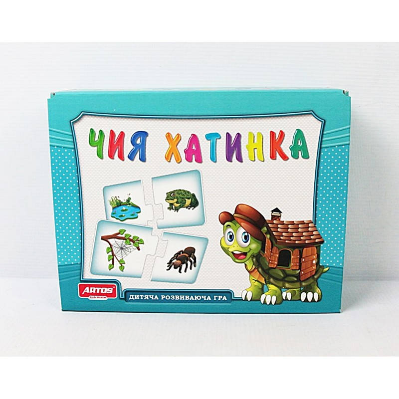 

Настольная игра - пазл Чей домик / Настільна гра Чия хатинка Artos Games