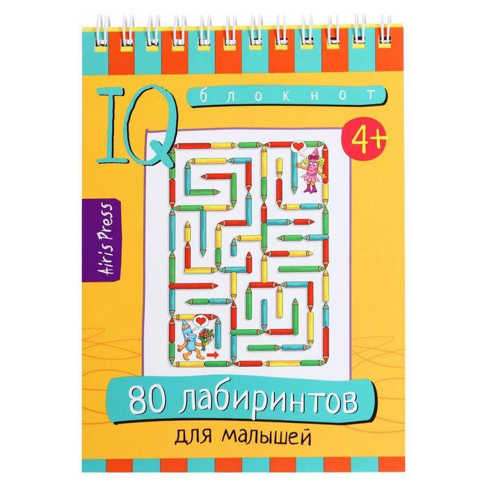 

Умный блокнот. 80 лабиринтов для малышей 4+