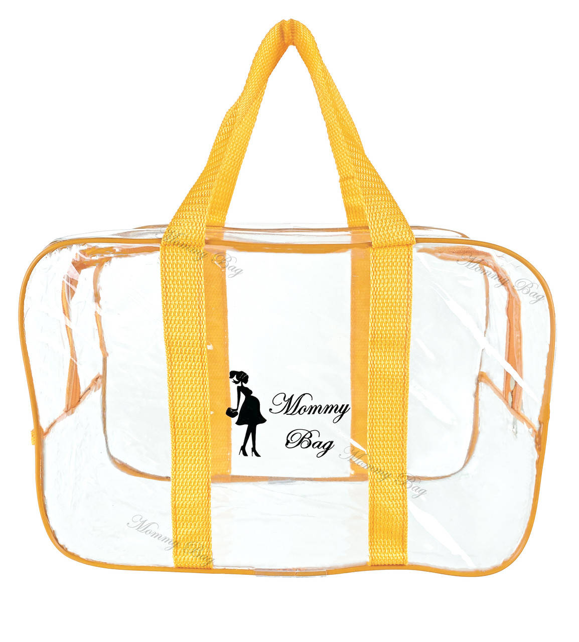 

Сумка прозрачная в роддом Mommy Bag, размер - S, цвет - Жёлтый