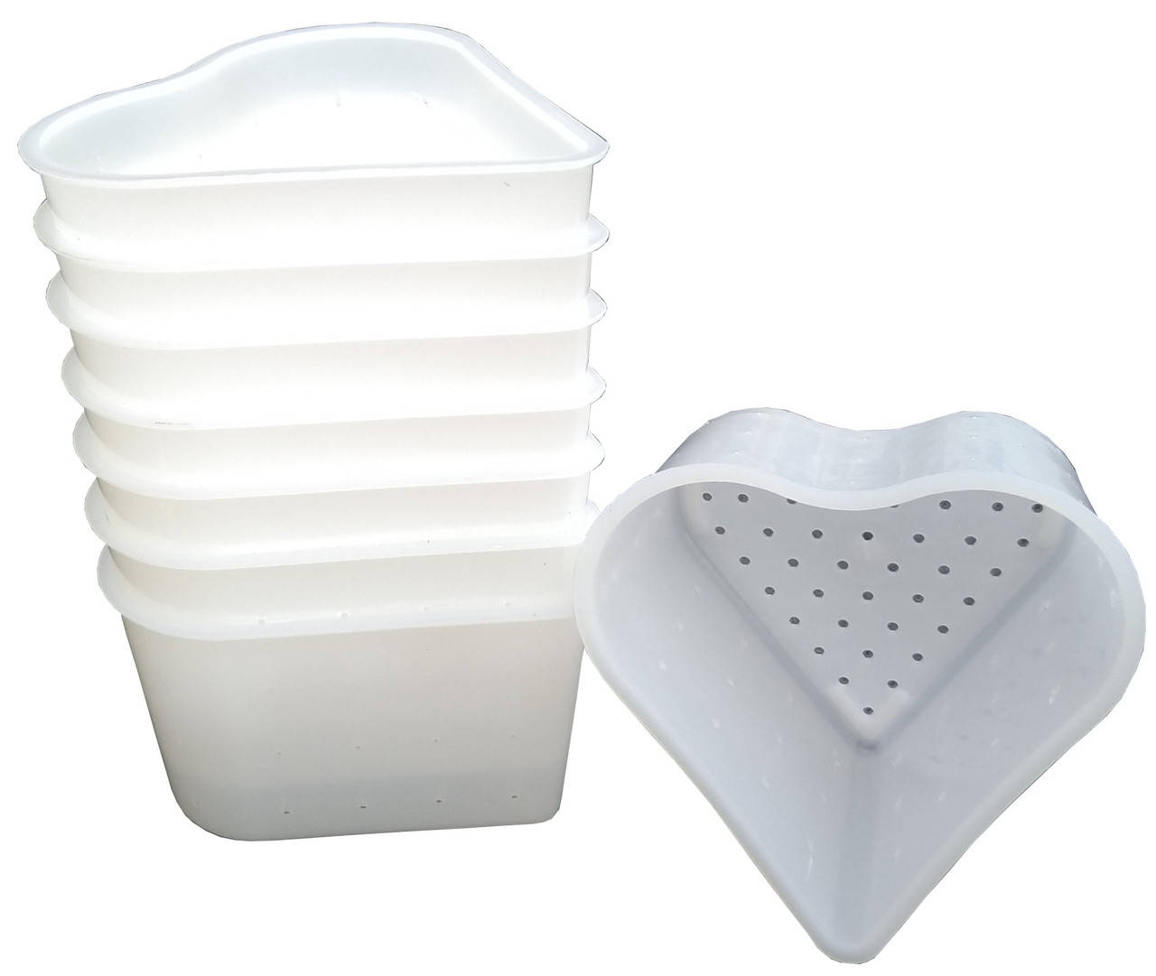 

Форма для сыра «Сердце» на 0,35 литра "ЧП КВВ" + Видео, Белый