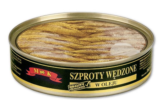 

Шпроти в олії M & K 160 g