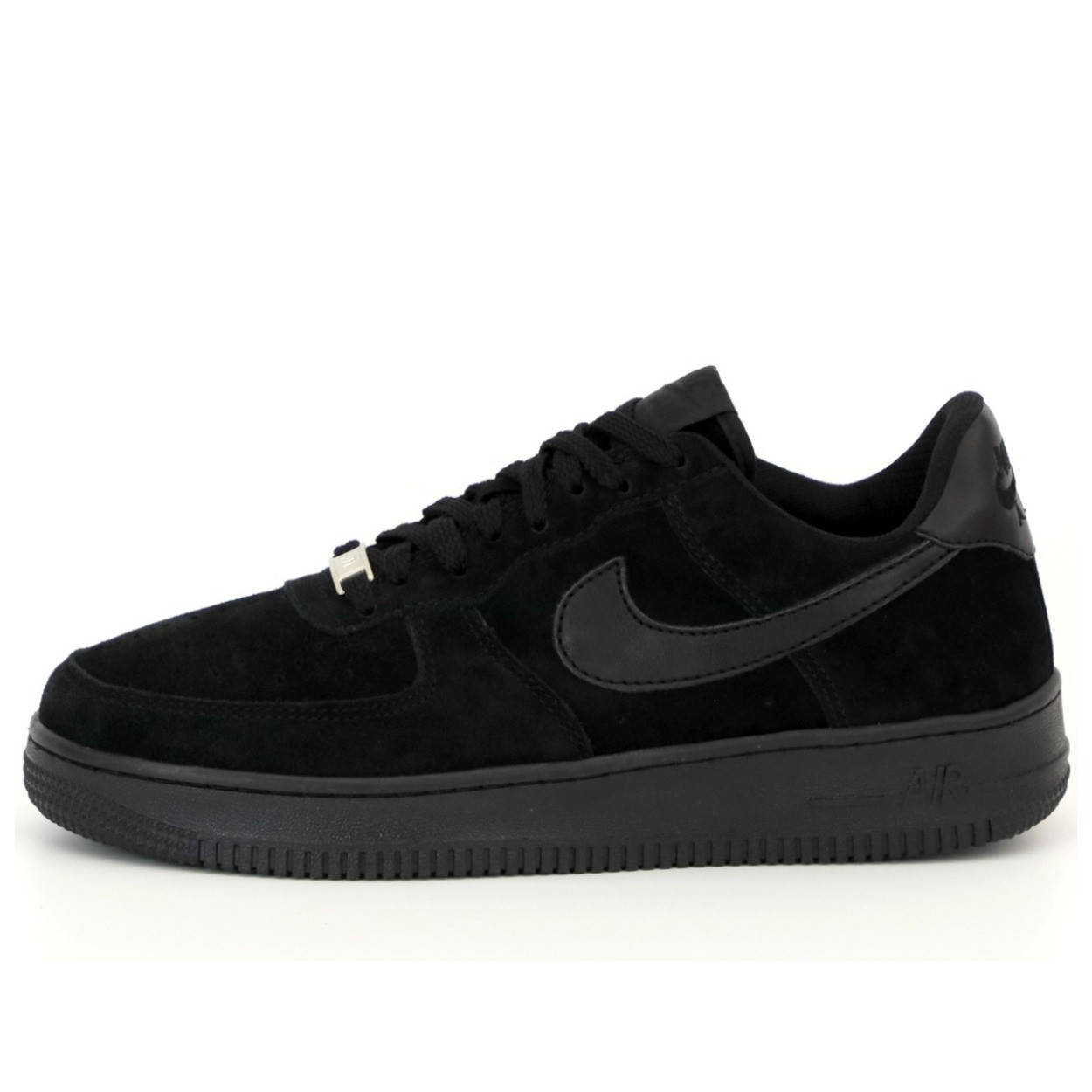 

Мужские кроссовки Nike Air Force 1 '07, черные замшевые кроссовки найк аир форс 1 07, Черный