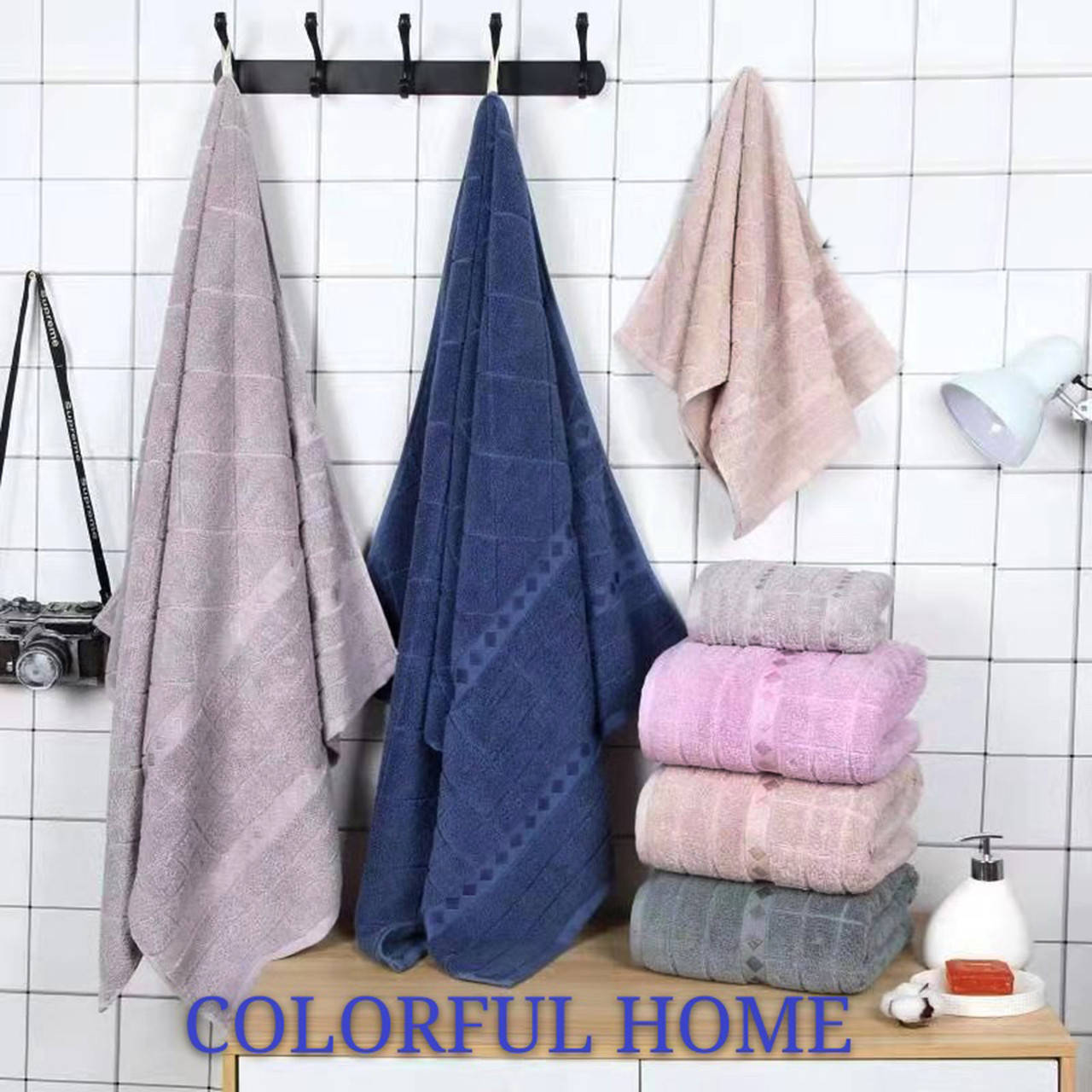 

Полотенца для лица и рук Colorful Home - 6 шт. в упаковке 50х90см.
