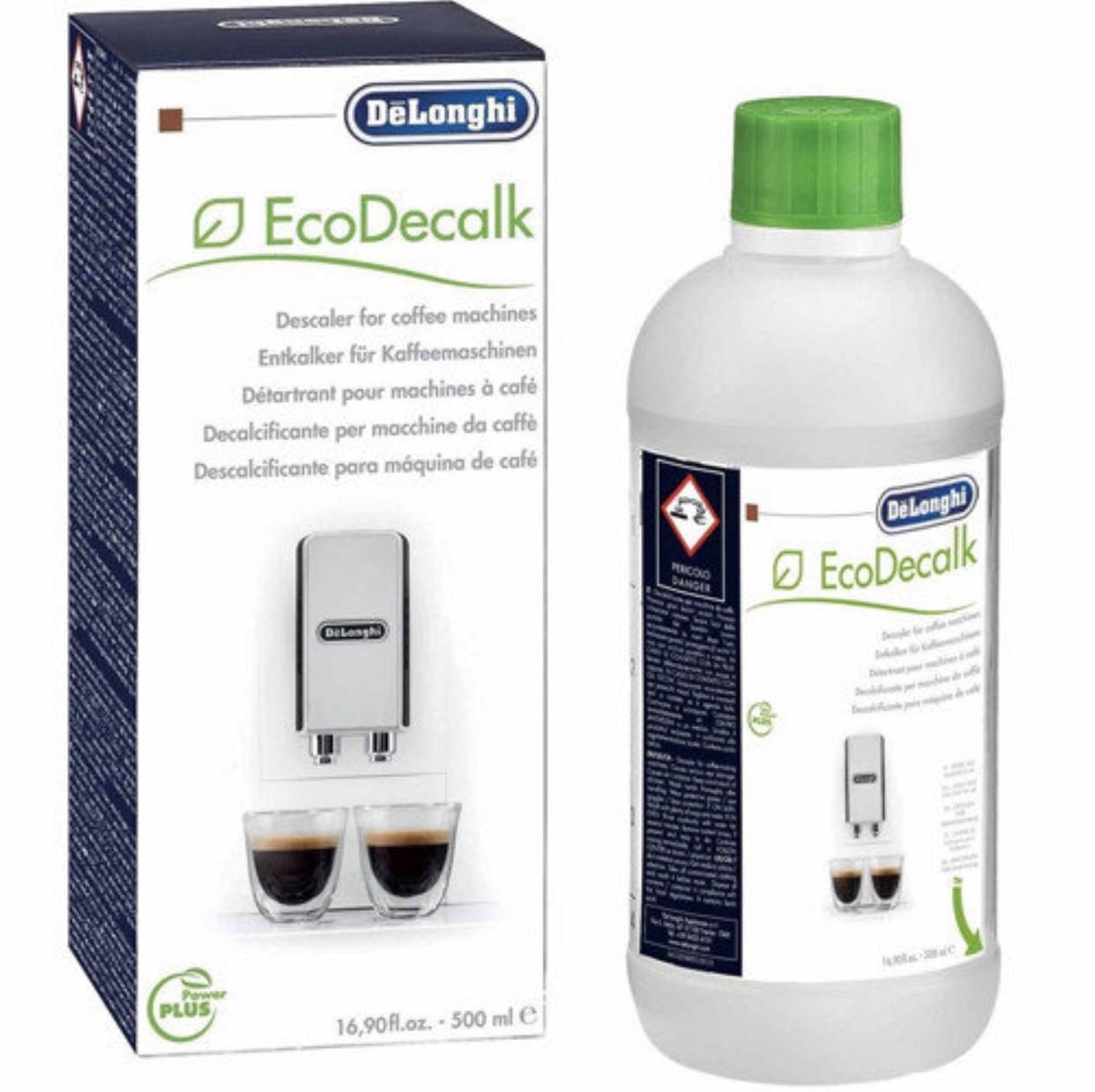 

Жидкость для очистки накипи кофемашин Delonghi EcoDecalk DLSC500