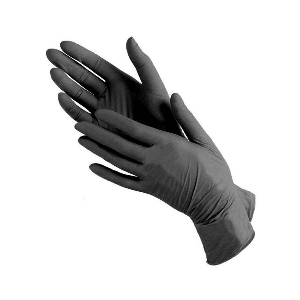 

Перчатки нитриловые неопудренные, чёрные, S 100 шт, SFM, Централмед, Черный