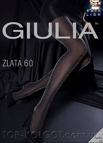 

Колготки с блестящим люрексом GIULIA Zlata 60 , PORT WINE (бордовый