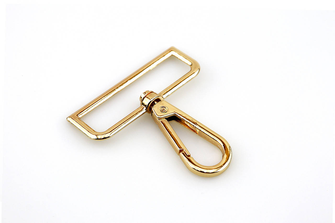 

Карабин для сумки под ленту, 50мм, золото