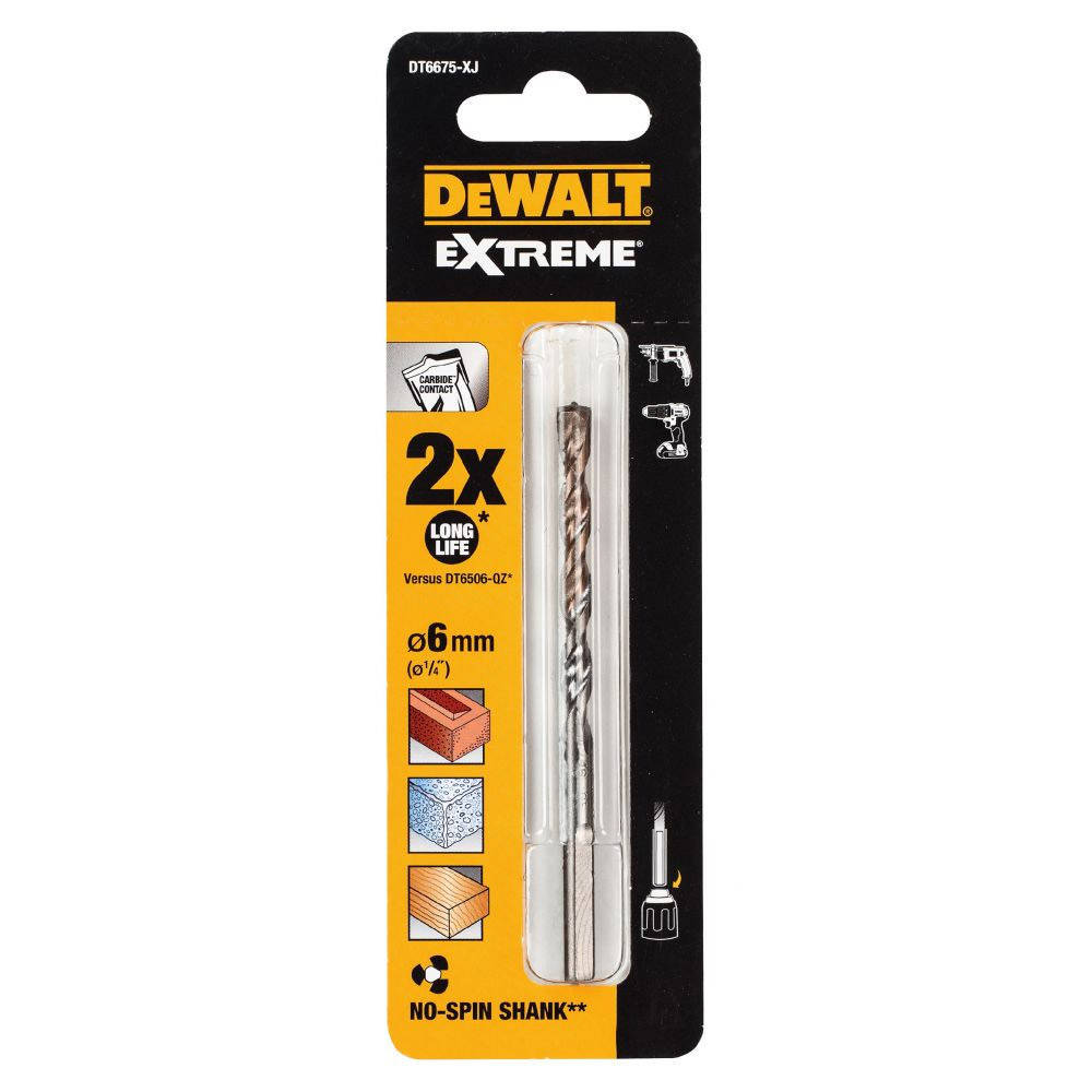 

Сверло по бетону, кирпичу, камню DeWALT DT6675