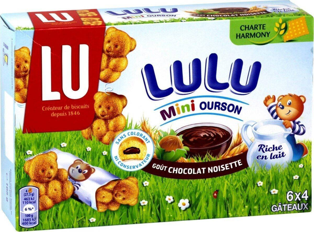 

Бисквит LU Lulu Mini Ourson Chocolat Noisette 165g