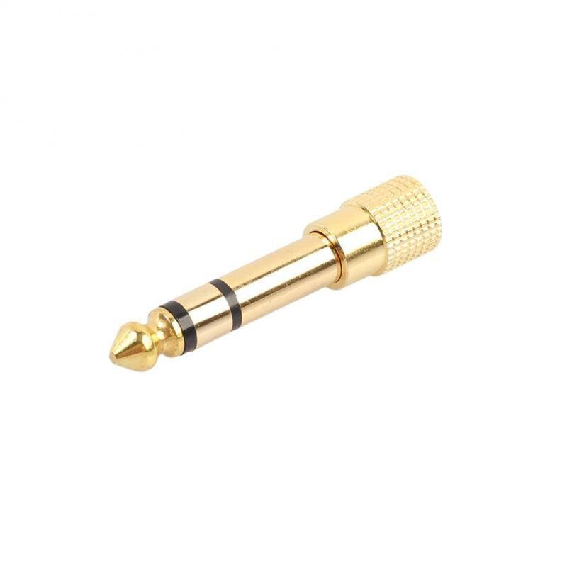 

Переходник папа Jack 6.35 / 6.5 1/4 на mini Jack 3.5 мама