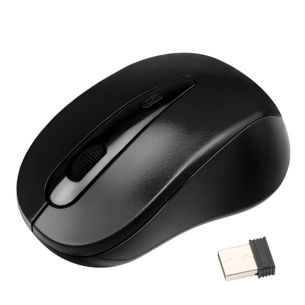 

Мышь беспроводная USB TRY MOUSE SURF 1600 dpi черная новая, Черный