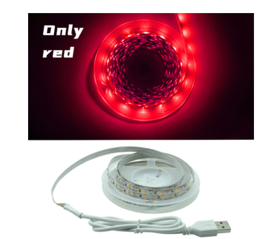 

Светодиодная лента с USB 2835 LED 300см. красный
