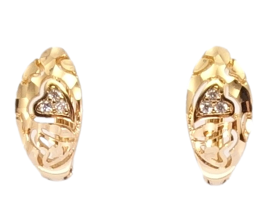

Серьги Xuping Позолота 18K колечки "Романтический орнамент"