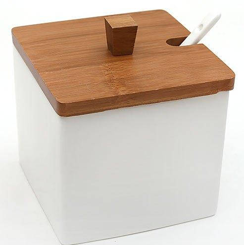 

Солонка фарфоровая, Белый