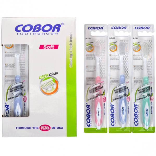 

Зубные щётки «Cobor Soft Deep Clean» 19 см
