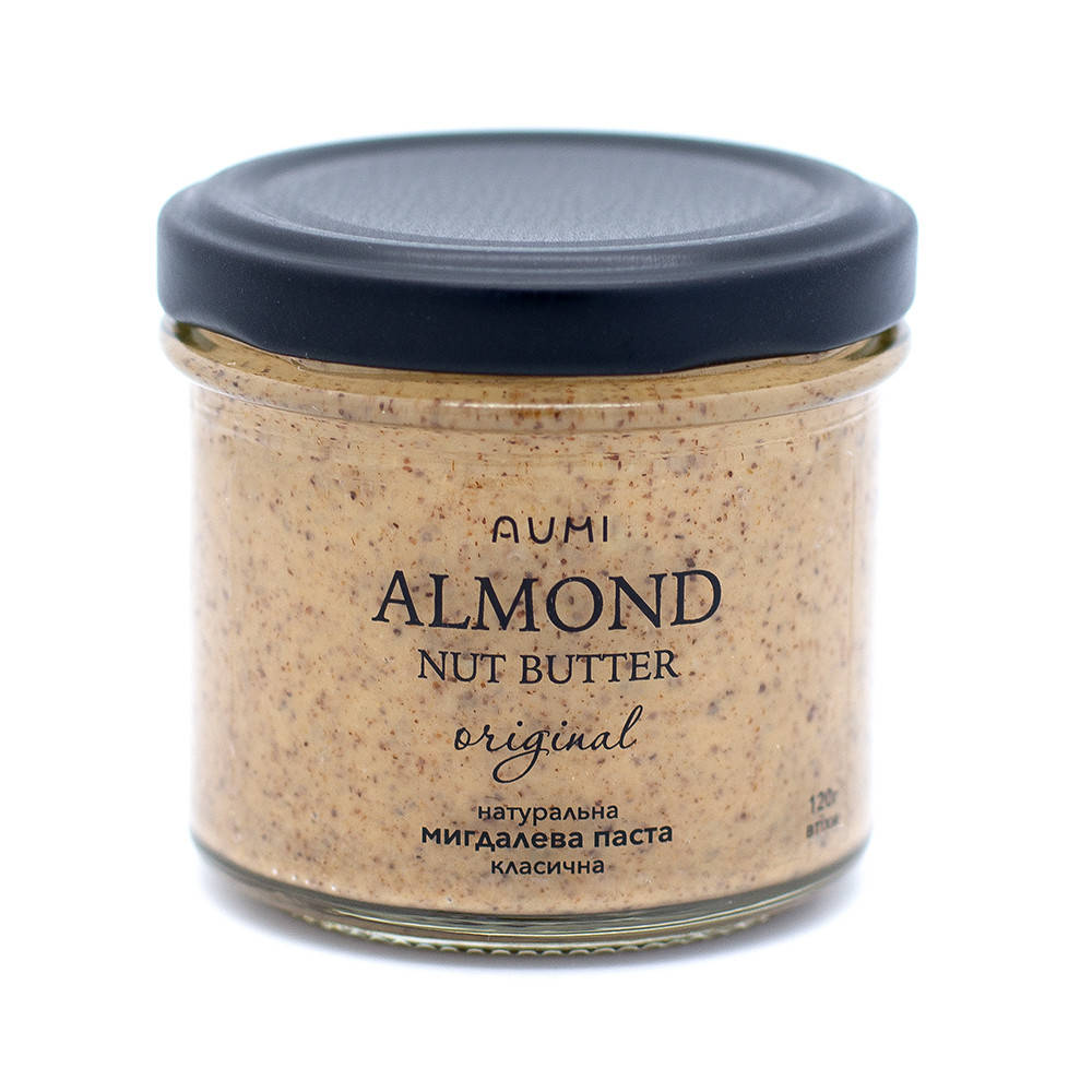 

Миндальная паста классическая, 120г, банка СТЕКЛО, натуральная без добавок