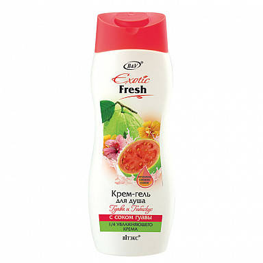 

Exotic Fresh КРЕМ-ГЕЛЬ для душу "ГУАВА і ГІБІСКУС", 500 мл