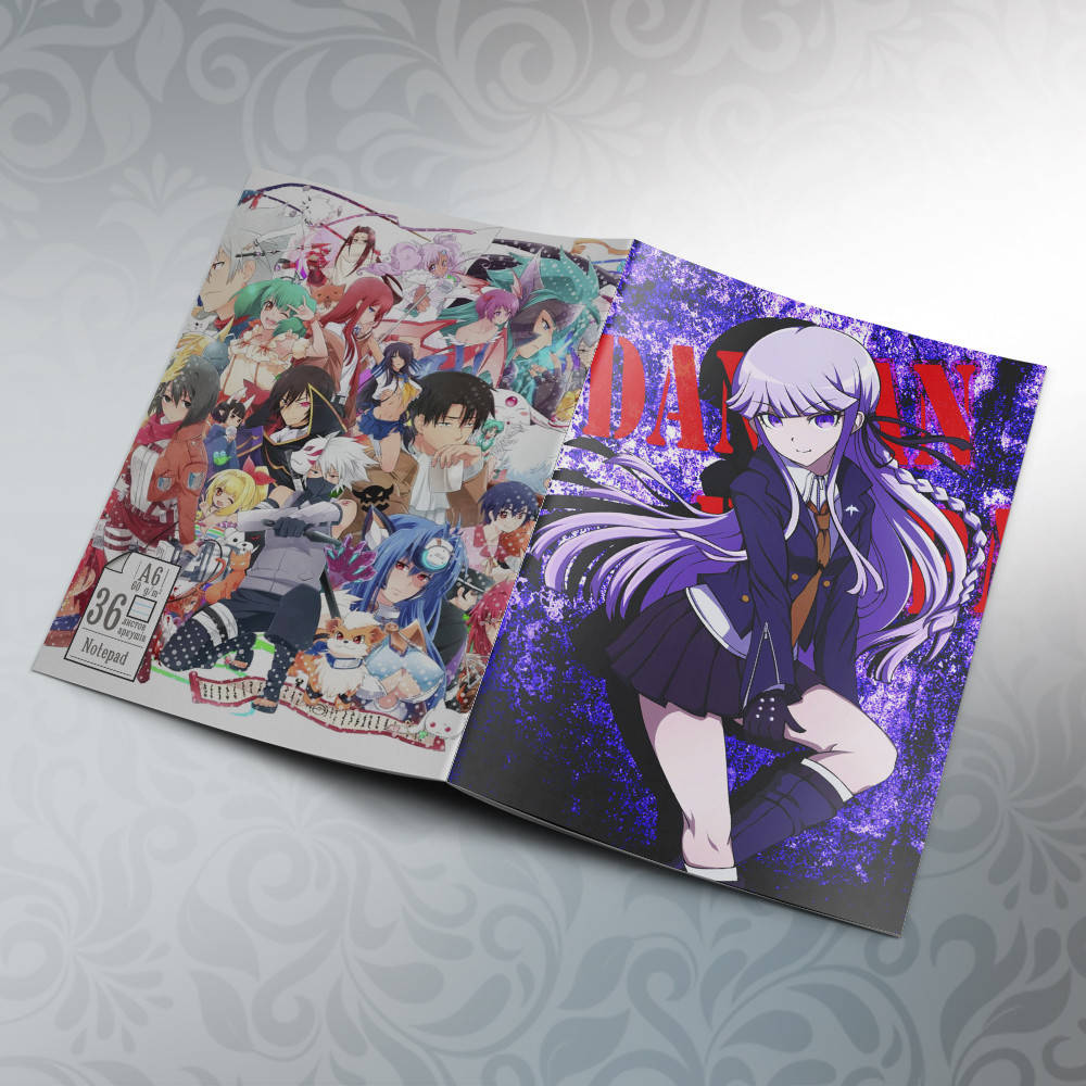 

Блокнот Аниме А6 на скобе Danganronpa 36 листов 08